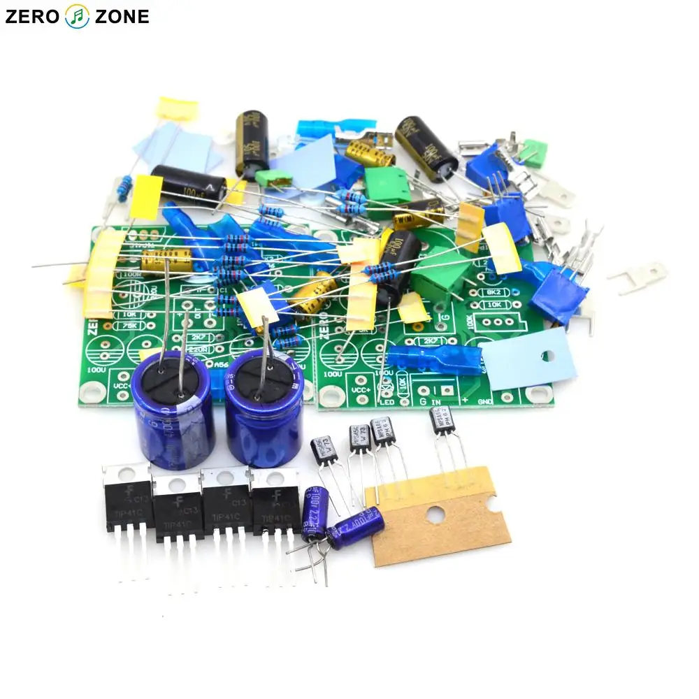 GZLOZONE TIP41C JLH1969 односторонний комплект усилителя мощности класса А (2CH)|power amplifier kit|a