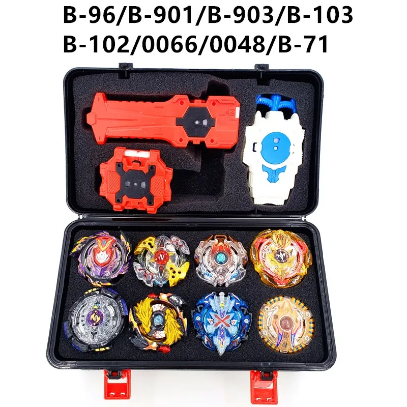 Tops Set Launchers Beyblade Toys B-131 B-122 B-130 Toupie Metal God Burst Spinning Top Bey Blade Blades Toy bay blade bables - Цвет: SNH-PT-6