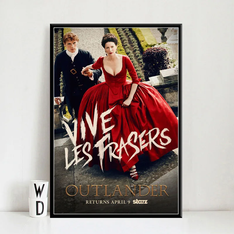 P594 Outlander популярный ТВ сериал художественная живопись Шелковый Холст плакат