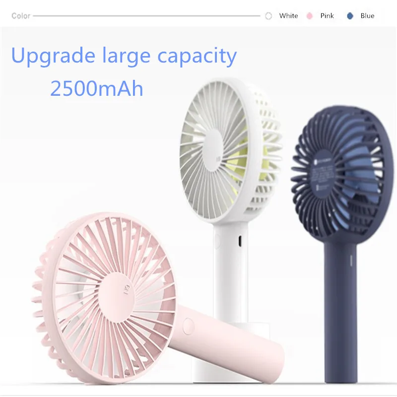 

Модернизированный Малогабаритный Usb-вентилятор с большой емкостью для зарядки, Настольный портативный мини-вентилятор для офиса и путешес...