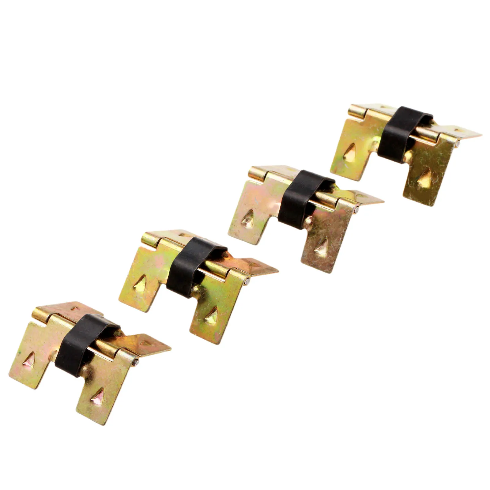 20 шт золотая для шкафа петли мебельной фурнитуры Маленькая деревянная коробка