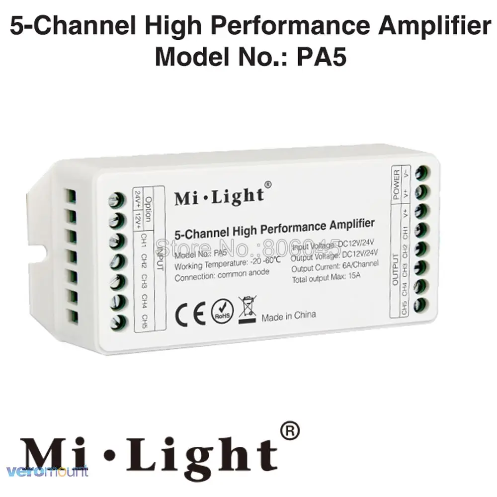 Mi. Светильник DC12V 24V 15A PA5 5 канальный высокая производительность операционный