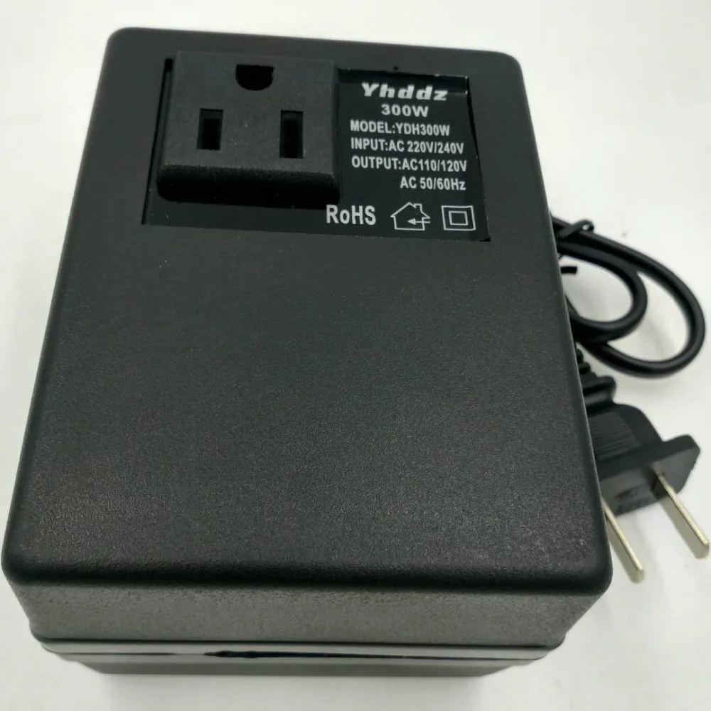 High Quality Pure Copper Wire 200W 300W AC 220V 240V To 110V 120V Step Down Travel Transformer Power Adapter Voltage Converter |
