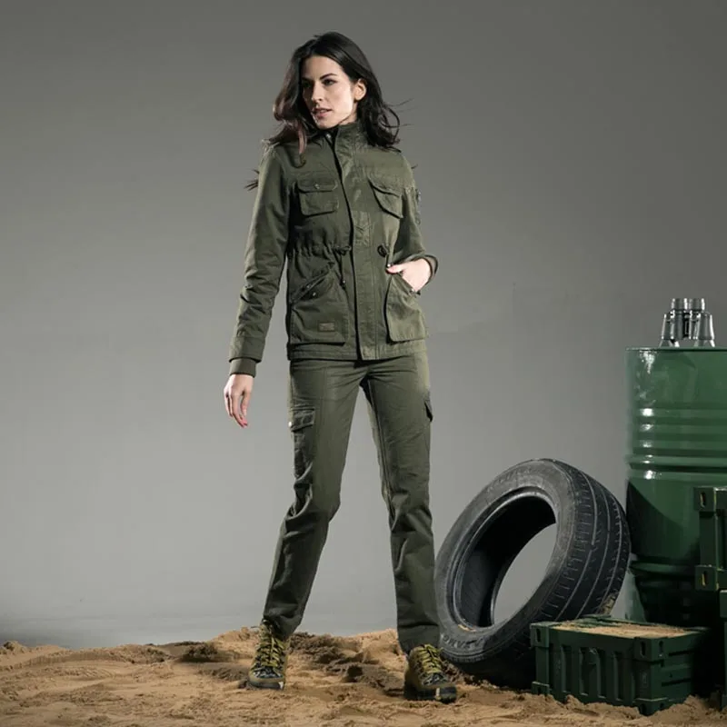 Свободные армейские брендовые высококачественные повседневные женские брюки