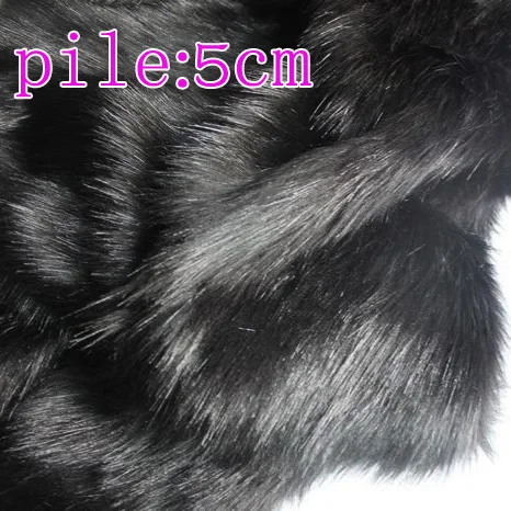 

Black Solid Shaggy Faux Fur Fabric (long Pile fur) Costumes Cosplay Cloth Fur Coat 36"x60" Sold By The Yard Free Shipping