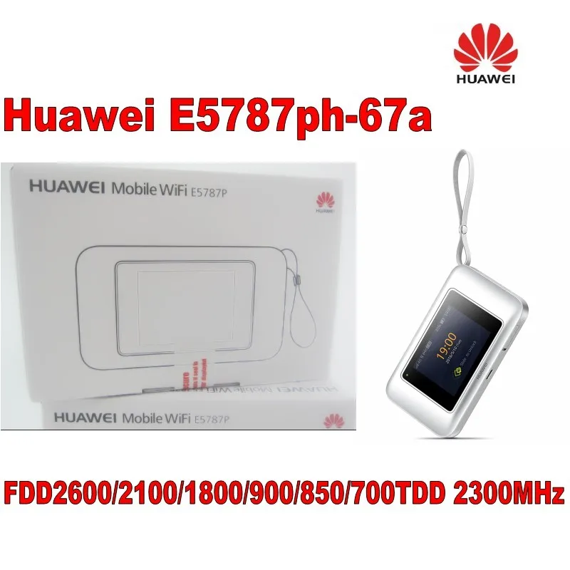 Модем MiFi для смартфонов Huawei LTE FDD полосы 1/3/5/7/8/28/(700/850/900/1800/2100/2600 МГц) TDD 2300 МГц|3G/4G