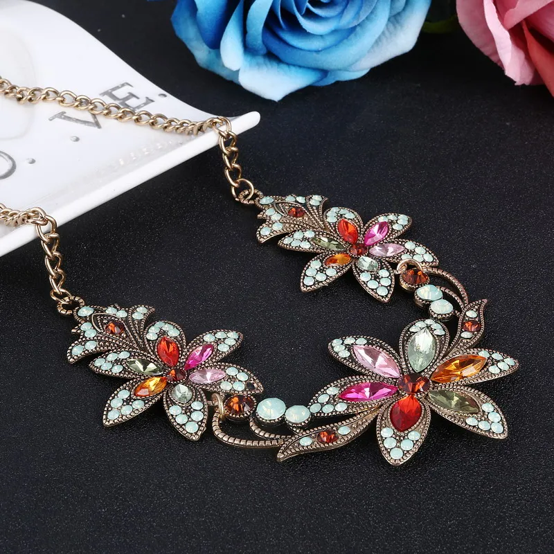 Женские массивные ожерелья чокер новинка 2020 модные хрустальные стразы