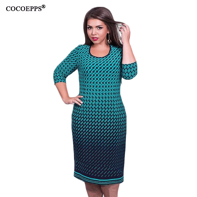 Осень зима 2019 модное элегантное свободное женское платье большого размера