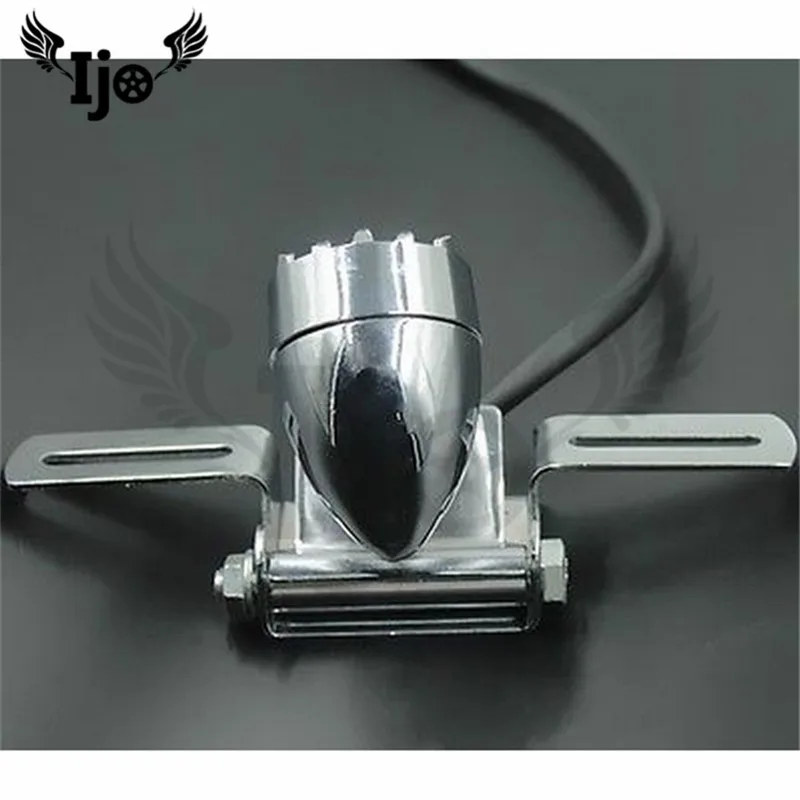 

chrome silver metal moto accessories motorbike tail light for honda Kawasaki suzuki yamaha harley lamp motorcycle rear indicator