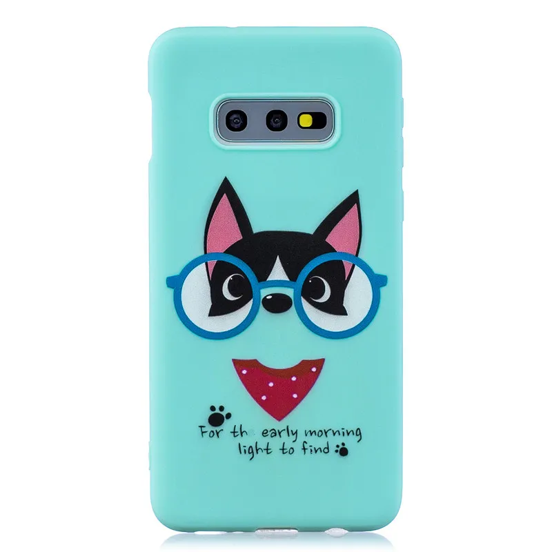 Мягкий силиконовый чехол из ТПУ для Samsung Galaxy S10E S8 S9 S10 Plus S7 Edge Note 9 8 с