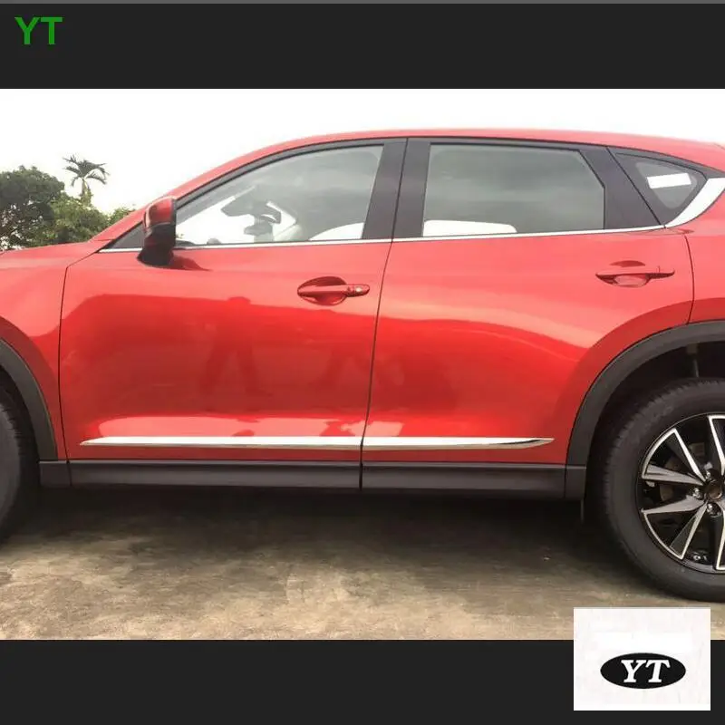ABS Хромированная Автомобильная Боковая дверь отделка для Mazda cx-5 2017 2018 | Автомобили