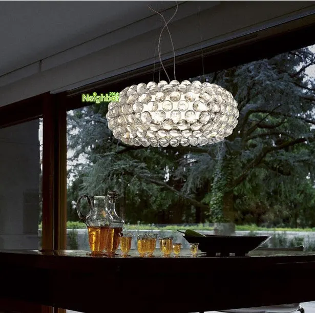 

Новый современный прозрачный подвесной светильник в виде шара Foscarini cabче, подвесной светильник для столовой, подвесной светильник для внутр...