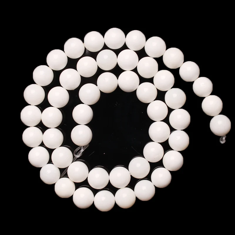 100% Natural Shell Beads White Tridacna Round 4 6 8 10 12mm DIY Charm For Women jewelry Making Wholesale | Украшения и аксессуары