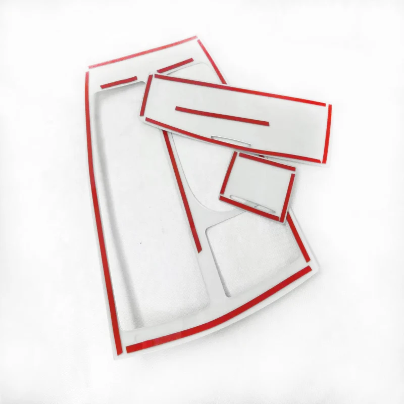 Только левый привод! ABS черный/серебристый автомобиль коробка передач Панель