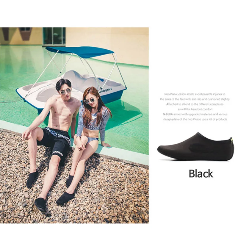 Высокая прочная подошва босой воды кожа обувь для носки пляжа бассейна песка