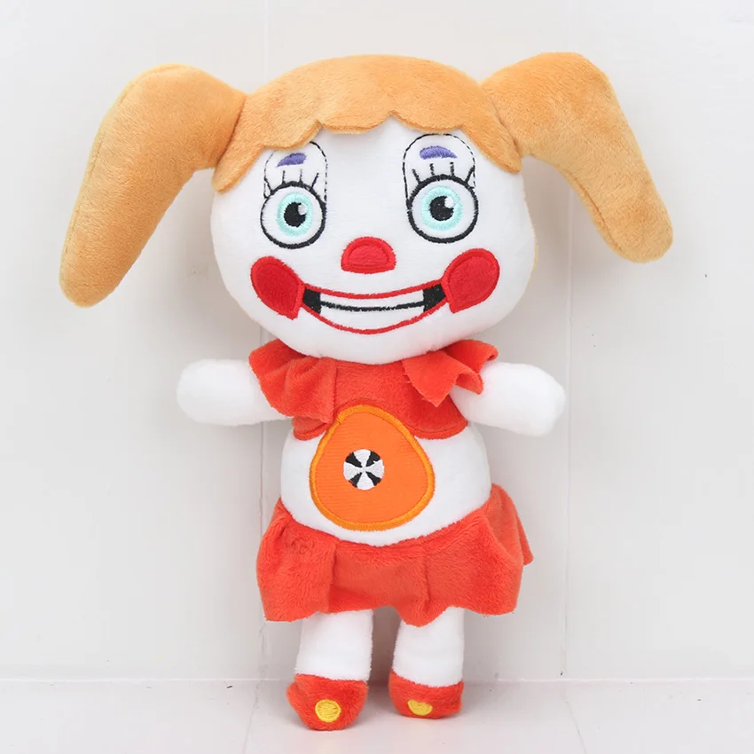 25 см пять ночей у Фредди плюшевый медведь FNAF лиса Золотой Фредди кошмар Фредди Фокси Бонни и Чика Дети Плюшевые игрушки куклы - Цвет: Circus Baby 25cm