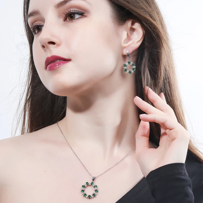 BeaQueen брендовые новые серьги-подвески с круглым жёлтым кубическим цирконием