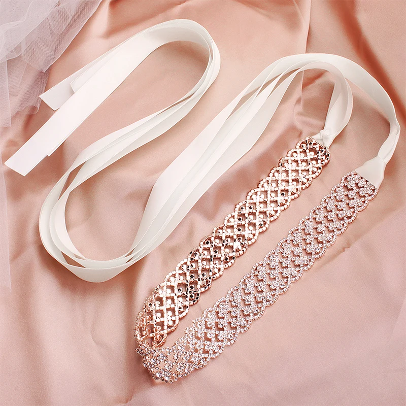 Женский пояс со стразами Miallo свадебный для стразы аксессуары свадебного