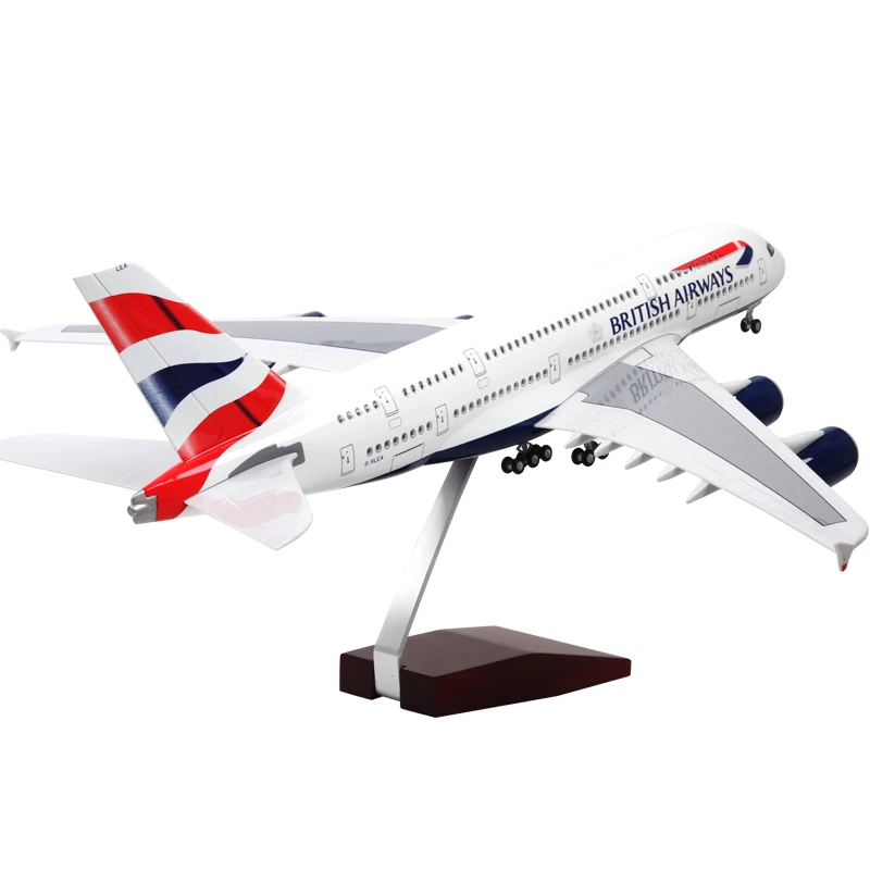1: 160 Аэробус A380 воздушных судов голос Управление мигающий имитационная модель Lufthansa Катар Австралия Британский дыхательных путей тайский дыхательные пути