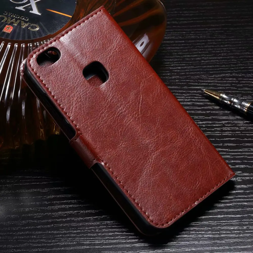 Flip Leather Case For Huawei Honor 6A 6X 6C Pro 7X 7C 8 9 5A P8 P9 P10 P20 Lite P Smart Y3 Y5 Y6 2017 Y7 Prime Y9 2018 Cover |