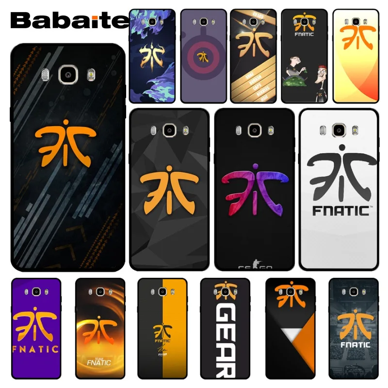 

Babaite Team Fnatic TPU Soft Silicone Phone Case Cover for samsung j7 2017 j8 j6 j2pro note8 note9 case coque