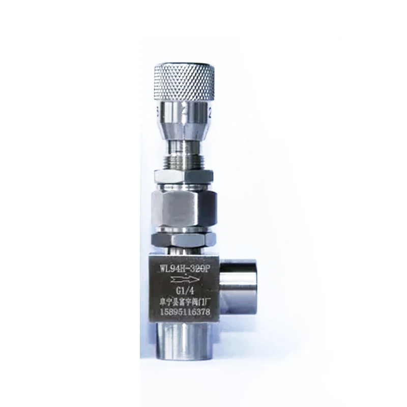 Игольчатый клапан из нержавеющей стали 304G 1/8 &quot1/4&quot NPT 1/2 &quot3/8&quot с микро