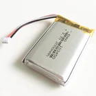 Литий-полимерная аккумуляторная батарея 3,7 в, 2000 мАч, 103450 JST zh1.5 мм, 3-контактный разъем для DVD-плеера, камеры, GPS-динамика, ноутбука