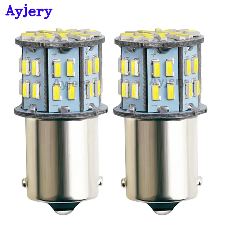 AYJERY 20 шт. работающего на постоянном токе 12 В в S25 1156 BA15S 1206 50 SMD 3014 Светодиодный
