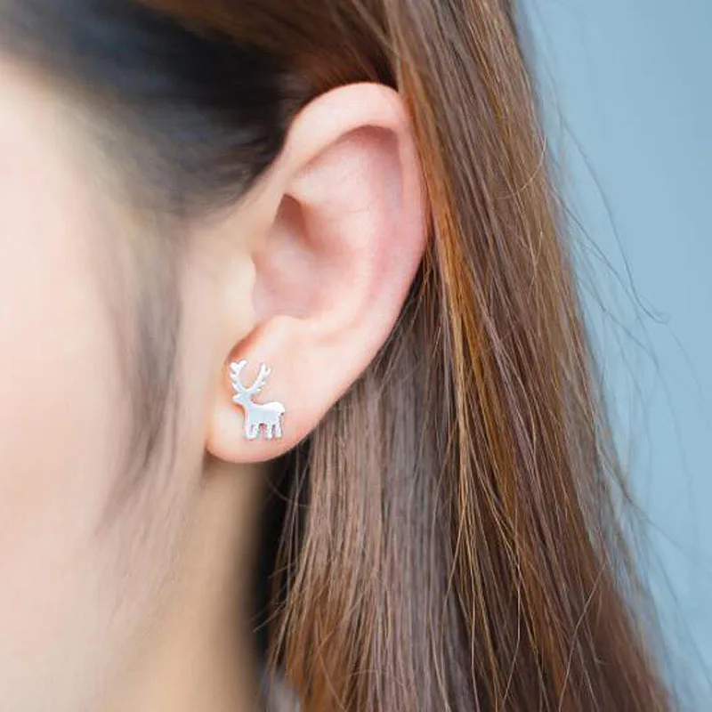 1 пара двусторонние серьги в виде детской елки|ear jewelry|earing womenjewelry jewelry |