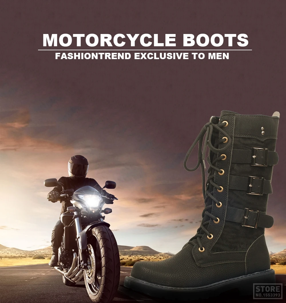 HEROBIKER/мотоциклетные ботинки; мужские ботинки из искусственной кожи для мотокросса; черные мотоциклетные ботинки; обувь для верховой езды; аксессуары