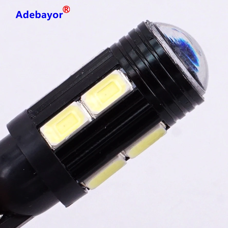 2 шт. T10 194 W5W 10 SMD 5630 LED двери автомобиля Номерной знак лампа теплоотвод Авто