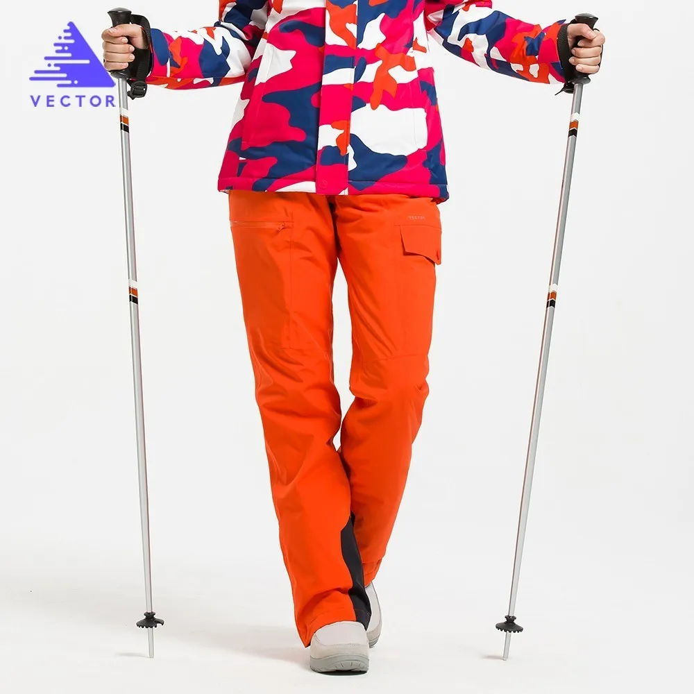 Extra Thick Ski Pant Overalls Warm Snow Sport Men Winter Trouser Women Skiing Suit Snowboard Outdoor Clothes Waterproof New