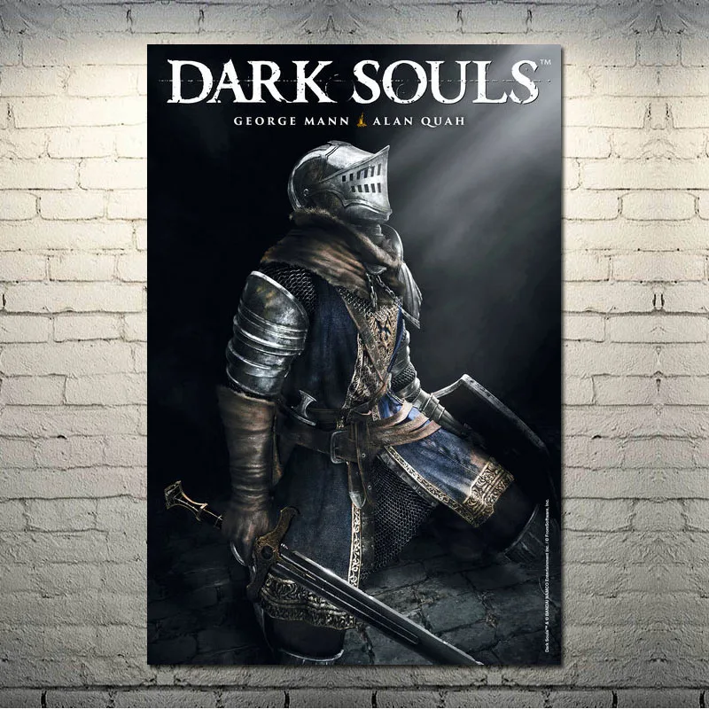 picture 2 Dark Souls Hot Game Art Шелковый Холст плакат 13x20 24x36 дюймов настенные картины-004 - Цвет: picture 2
