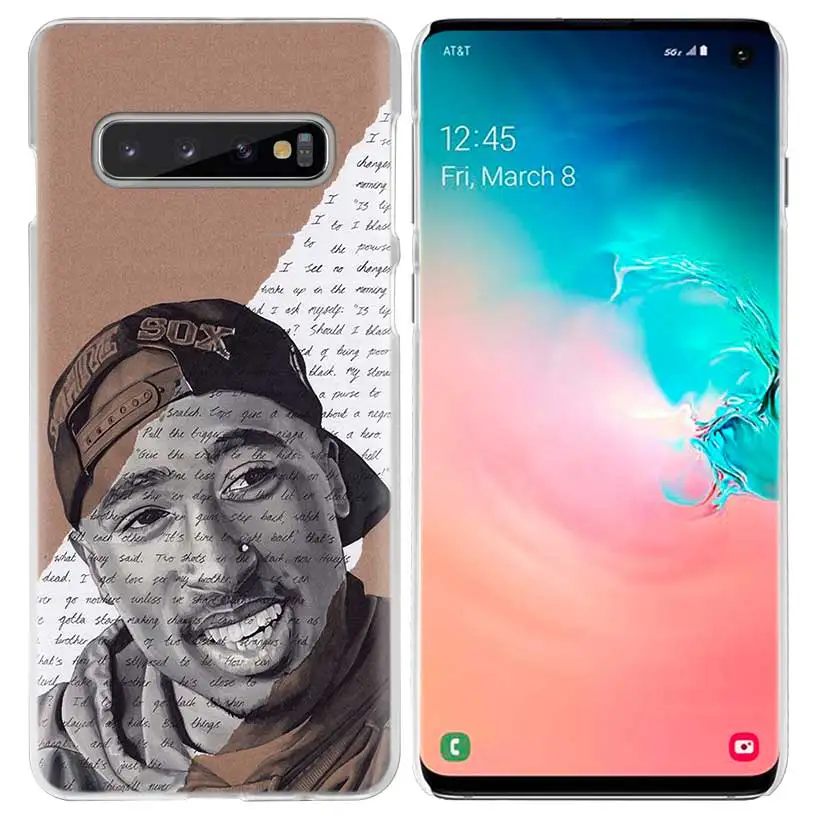 2Pac для телефона с изображением Тупака Амару Шакура чехол для samsung Galaxy S10 5G S10e S9 S8 M30 M20 M10 J4 J6 плюс J8 Note 8 9 прозрачный жесткий чехол для мобильного телефона