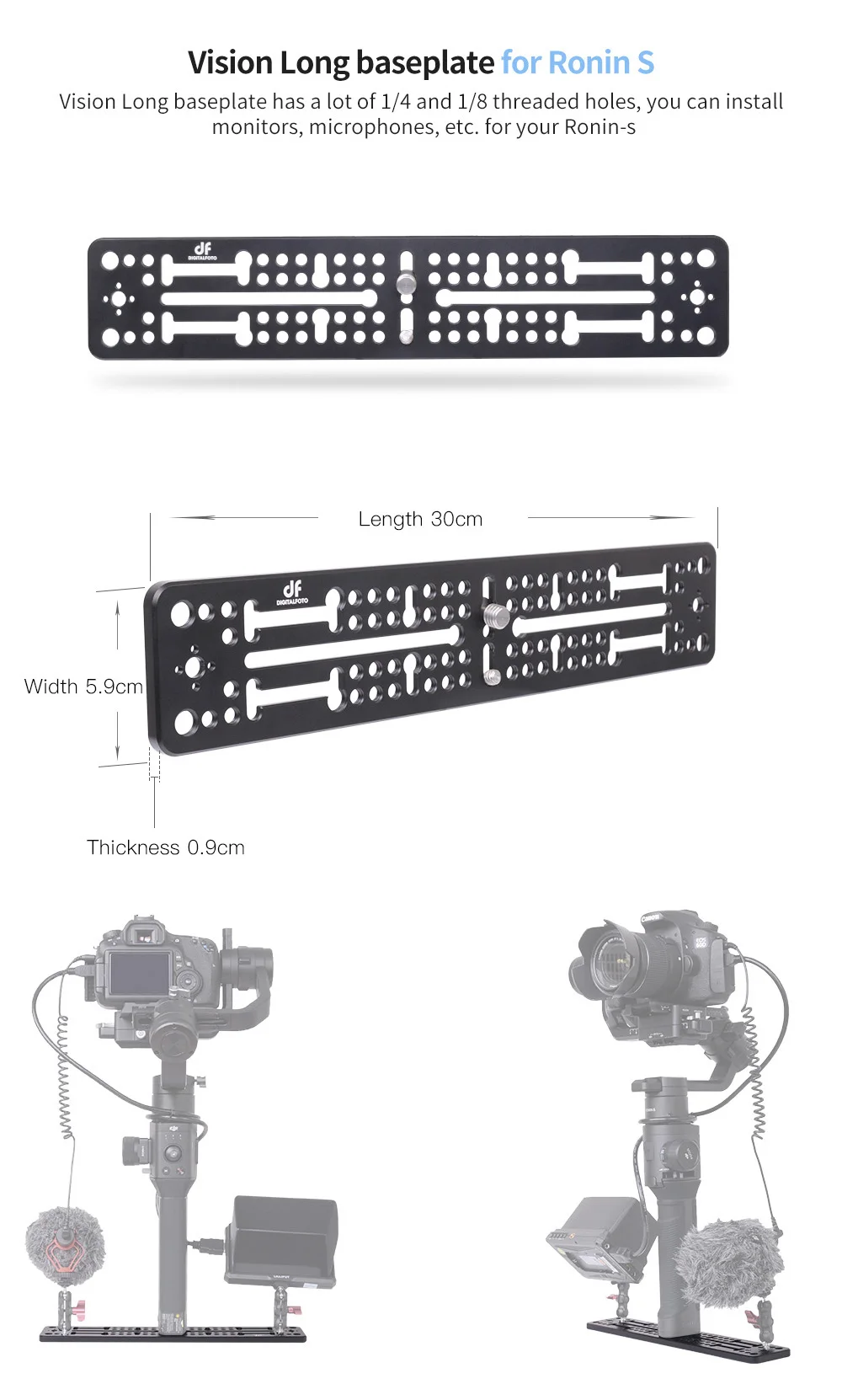 DJI Ronin SC/S Аксессуары многоугольное расширительное оборудование 1/4 3/8 Резьбовое крепление СВЕТОДИОДНЫЙ монитор кран 2 Moza air2 AK2000 AK4000