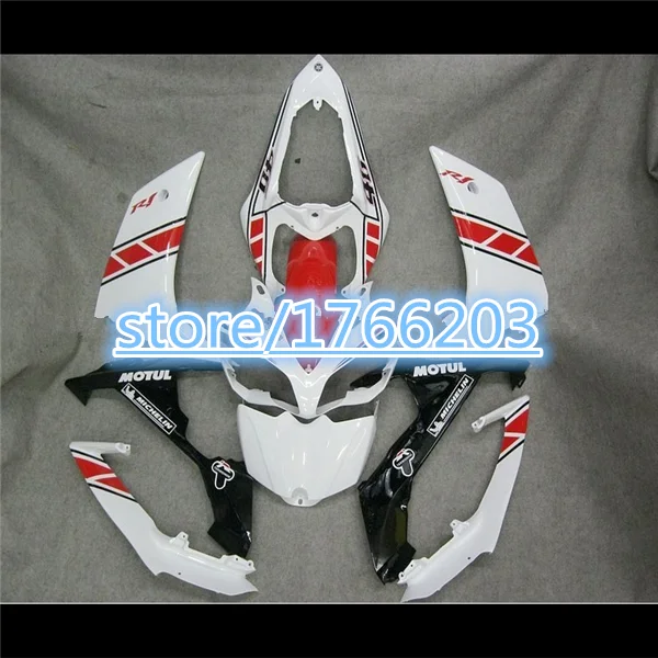 

NEW fairings for YZF R1 07 08 YZF-R1 07-08 YZF1000 R1 07 08 red white black YZF R1 2007 2008 fairing kits BBF