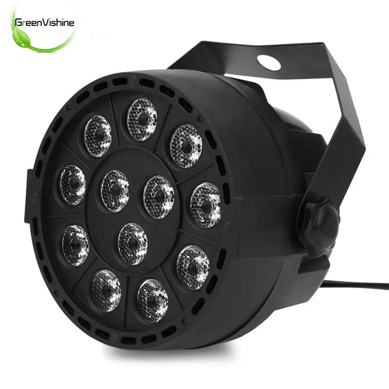 

15 Вт 12 светодиодов сценическая лампа звуковая активация Авто RGB панель изменения цвета диско стена КТВ LED сценический свет