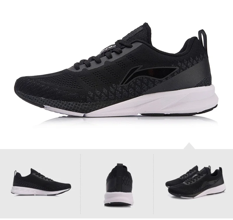 Li-Ning, мужские кроссовки для бега с цветными зонами, дышащие, с мононитной подкладкой, светильник, спортивная обувь, кроссовки, ARHN101 XYP720