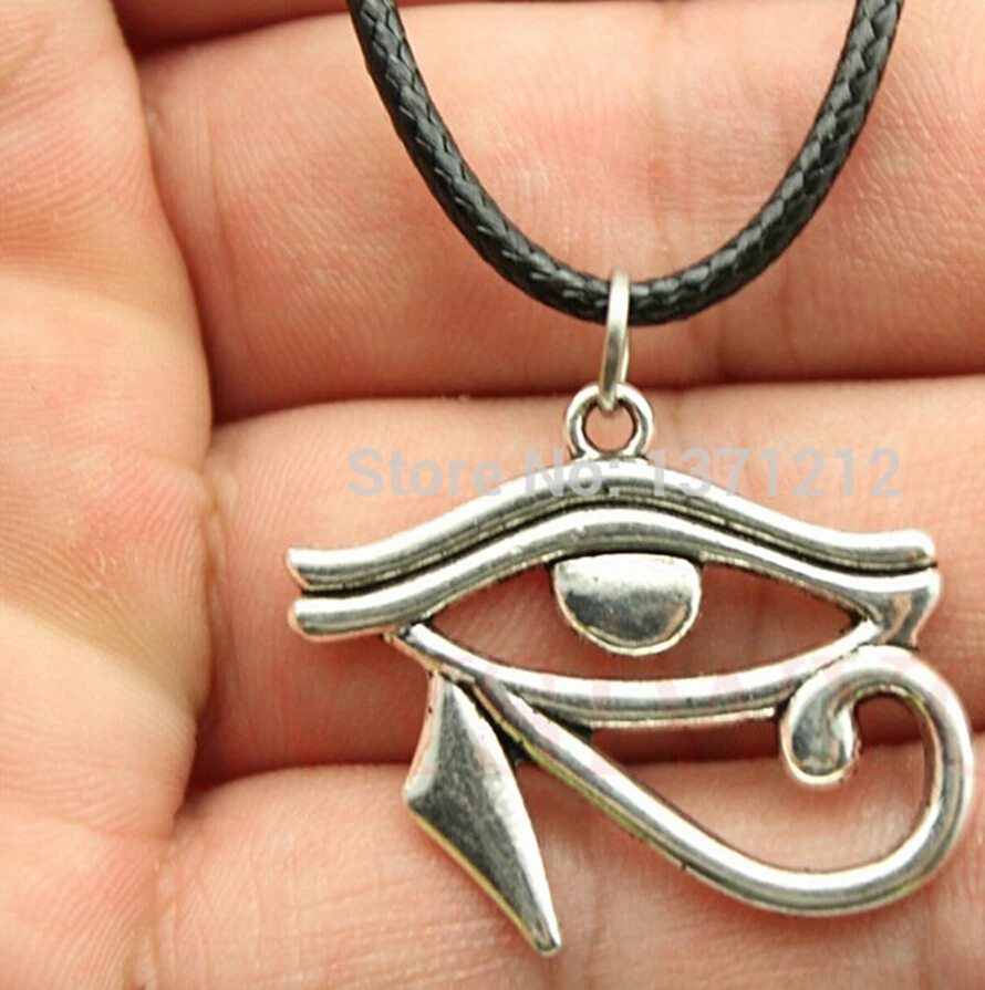 10 шт. Древний Египет серия &quotThe Eye of Horus Anubis Hathor Tefnut Goodness Cleopatra&quot кожаное ожерелье модные ювелирные изделия