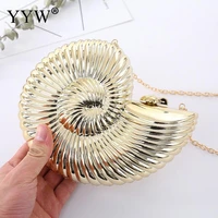 gold sliver fashion evening clutch women chain sling shell bags party wedding crossbody bags for women small cute purse clutches