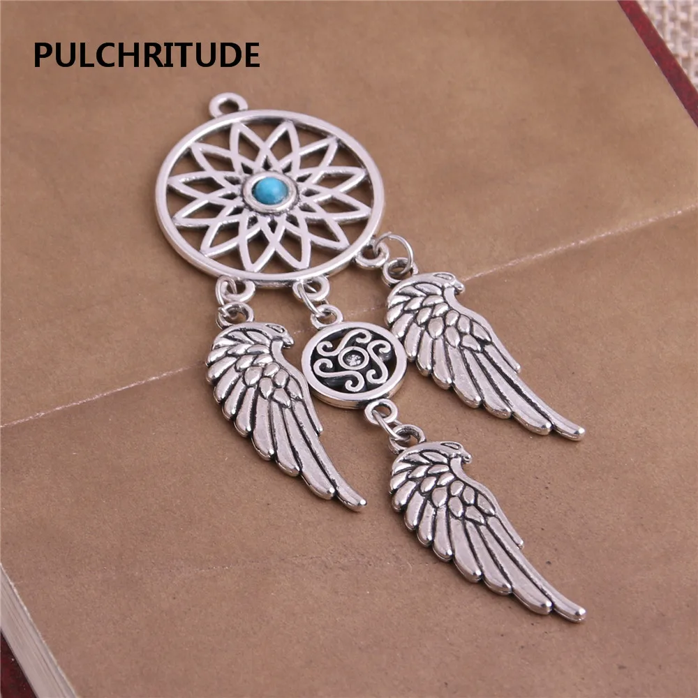 PULCHRITUDE 5 шт./лот металлический Антикварный Серебряный Бронзовый кулон в виде