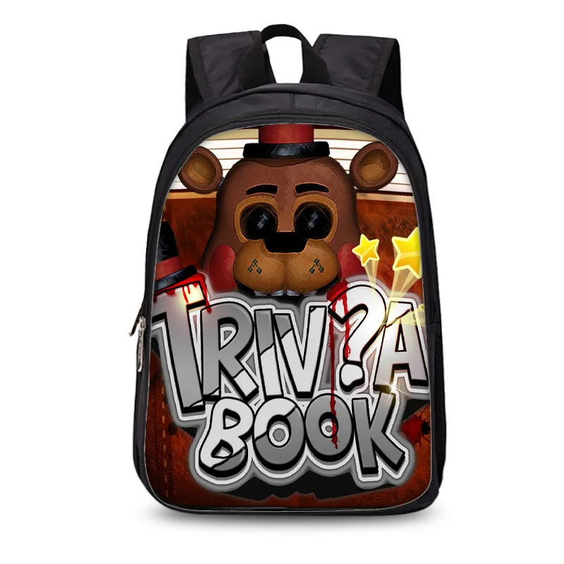 Curel Fancl 17 дюймов Детский рюкзак Five Nights at Freddys, детские школьные сумки для подростков, мальчиков и девочек, школьная сумка для книг, Детская - Цвет: Темно-серый