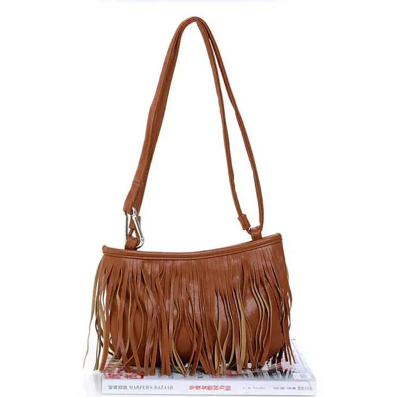 Tassel Messenger bag 2017 luxury handbags women bags designer crossbody vintage pu Shoulder Bag Clutch Handbag Purses | Багаж и сумки