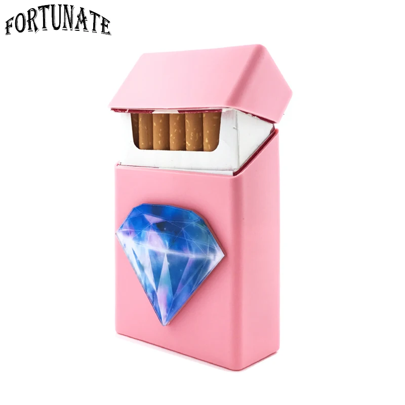 Значок с бриллиантом силиконовый чехол для сигарет аксессуары курения 20