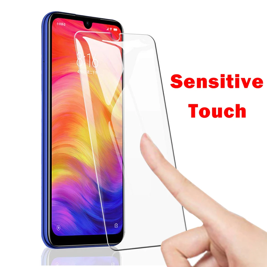 Защитное стекло для Xiaomi Redmi 7 6 защитное закаленное Note защита экрана 9H твердость red