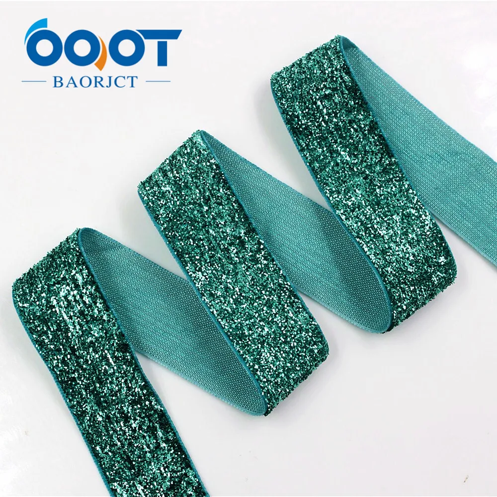 OOOT BAORJCT 1801053 1 &quot(25 мм) 10 ярдов сплошной зеленый лук лента DIY ручной работы повязка