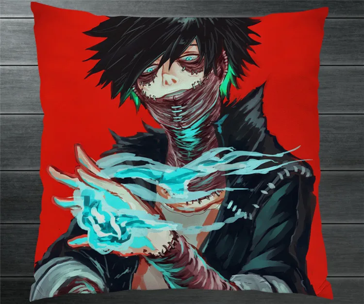 Boku No My Hero Академия Dabi Izuku Midoriya двухсторонний Чехол на подушку 40x40 см оболочка чехол