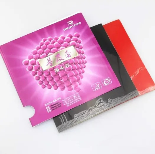 corbor 1 red 1 black 2 шт. Reactor corbor резина на ракетки для настольного тенниса pips-в тренировочный комплект для пинг-понга Аксессуары Резиновые tenis de Меса - Цвет: corbor 1 red 1 black