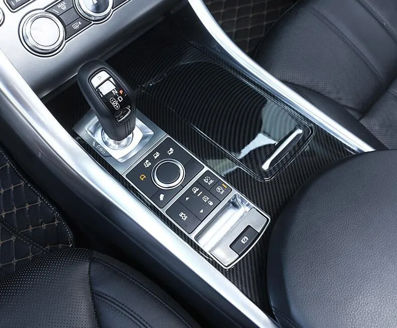 Стильная панель центральной консоли из углеродного волокна для Landrover Range Rover Sport RR