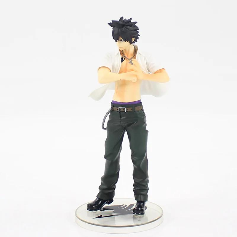 20-22 см Fairy Tail Люси хартфилия серый Fullbuster 1/7 Масштаб Окрашенные рис белое платье